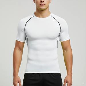 Chemise de compression MMA Rash Guard imprimée personnalisée de haute qualité pour hommes BJJ OEM Rush Guard avec chemise respirante anti-UV - Product Image 3