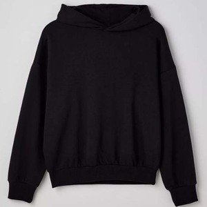 Sudadera con capucha recortada de alta calidad para hombre, sudadera estándar bordada de lana de felpa de algodón gris personalizada, transpirables básicos - Product Image 5