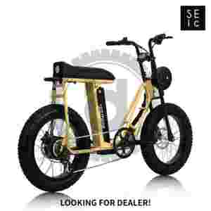 Fatbike Fat tire ebike Unimoke SW unimoke color amarillo de Urban Drivestyle transporte diario chormoly marco Bicicleta Motorizada - Product Image 2