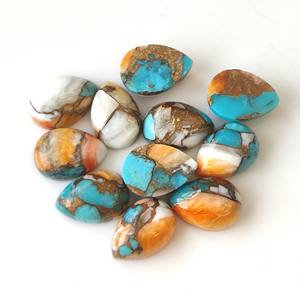 พลอยอัญมณีธรรมชาติแบบหลังแบนทำจากทองแดง3x5mm-20x30mm อัญมณีหลวมพิเศษสำหรับการทำเครื่องประดับขายส่ง - Product Image 2