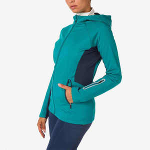 Chaqueta Softshell para mujer de calidad superior con logotipo personalizado a prueba de viento y cierre de cremallera transpirable estilo informal - Product Image 2