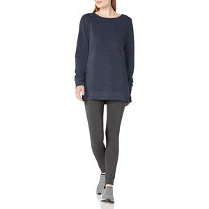 Harajuku-Sweat-shirt à col ras du cou en coton pour femme, imprimé lettre, pull décontracté - Product Image 4