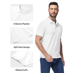Polos estampados de estilo gótico de alta calidad, polos para hombre, tela de lona de algodón Spandex personalizada, lista para enviar, ropa OEM - Product Image 4