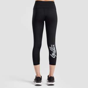 Leggings Deportivos de Cintura Alta para Mujer, Transpirables, Estampados, Talla XL, Negros con Logotipo, Tejido Sin Costuras de Spandex y Nailon, Estilo Casual - Product Image 2