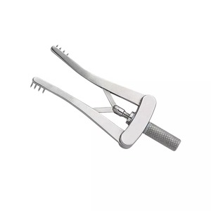 Écarteur à rétention automatique Alm Écarteurs à spéculum émoussé Instruments orthopédiques chirurgicaux en acier inoxydable de haute qualité 3 dents 4x4 - Product Image 4