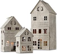 Forme de cabane de lanterne de haute qualité et bougeoir décors de mariage décoratifs pour la maison bougie lanterne fabricant en gros supp