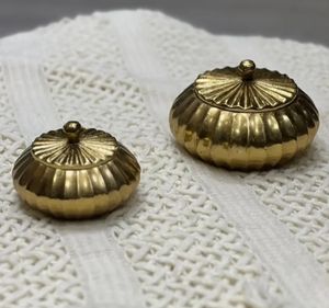 Juego de Recipientes Cilíndricos de Metal Dorado para Cocina de Lujo, Tapa de Metal, Martillado a Mano, Clásico, Ecológico, Apto para Alimentos, Especias, Azúcar - Product Image 6