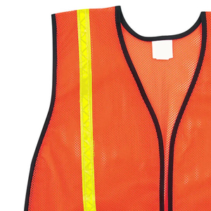 ZUJA Hi Vis en stock chaleco de seguridad personalizado de alta visibilidad para hombres ropa de trabajo de alta seguridad reflectante RTS Hivis chaleco - Product Image 4