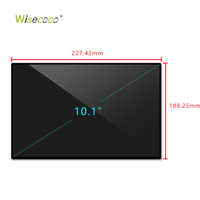 Módulo LCD TFT IPS Personalizado de 10.1 Pulgadas 1280*800, 350 Nits, Interfaz LVDS de 45 Pines, Pantalla LCD Delgada de 101 Pulgadas para Raspberry PI