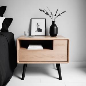 โต๊ะข้างเตียงทำจากไม้ธรรมชาติหรูหราออกแบบได้เองผู้ผลิตเฟอร์นิเจอร์ภายในบ้านจากอินเดีย - Product Image 5