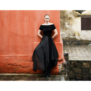 ผ้าพันคอผืนยาวเนื้อผ้านุ่มลื่นไหลนุ่มนวลทำให้ดูโปร่งแสง - Product Image 4