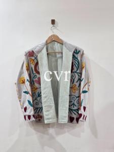 Handmade Velvet Suzani Outerwear Coat Embroidered Uzbek Eco-Friendly Women's Luxury Coat Winter <b>Boho</b> for Party Wear - Product Image 2