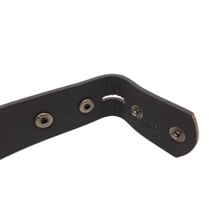 เข็มขัด DIY อุปกรณ์เสริมหนังวัวสีดำ หัวเข็มขัดเหล็ก Edgeco International รุ่น EI-AA-253 สำหรับผู้ชาย ความยาว 105-125 ซม. กว้าง 3.8 ซม. - Product Image 3