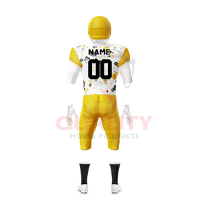 Uniforme de football américain pour hommes 2025 personnalisé qualité supérieure 100% polyester à manches courtes vêtements de sport d'équipe Service OEM Pakistan - Product Image 4