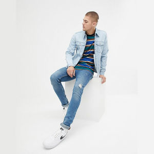 Chaqueta informal personalizada para hombre, chaqueta vaquera elegante para hombre, chaqueta vaquera para hombre - Product Image 5