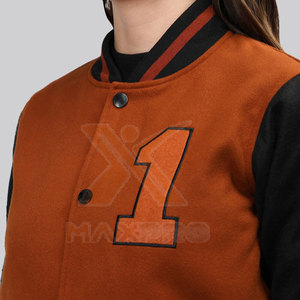 เสื้อแจ็คเก็ตเลตเตอร์แมนคุณภาพพรีเมียมสำหรับผู้หญิง เสื้อแจ็คเก็ตเลตเตอร์แมนแบบแห้งเร็ว เสื้อแจ็คเก็ตเลตเตอร์แมนแขนยาว - Product Image 6