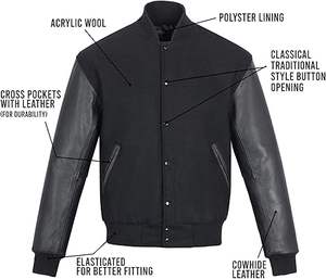 Chaqueta Deportiva de Invierno para Hombre, Cálida, con Cuello Alto, Logotipo Frontal, Resistente al Viento, de Alta Calidad, Ecológica, Transpirable y de Secado Rápido - Product Image 3