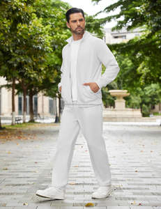 Survêtement personnalisé en polyester 280GSM pour homme, léger, été, sweat à capuche zippé, pantalon de jogging, imprimé camouflage sublimé, tissu à séchage rapide - Product Image 6