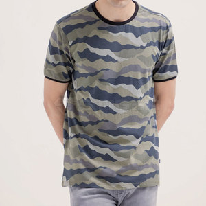 T-shirt d'été pour homme à col rond avec logo personnalisé, mode décontractée, manches courtes, polyester/coton de haute qualité, écologique, séchage rapide - Product Image 3