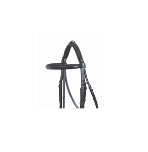 Bridon de cheval en cuir noir de qualité supérieure, vente chaude, accessoires d'équitation de qualité supérieure, vente en gros, fabricants indiens - Product Image 2