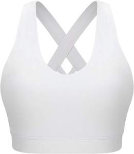 Sujetador Deportivo para Mujer, para Fitness y Running, Sensación Ligera, Estilo Yoga, Tirantes Dobles, Sin Costuras, Acolchado - Product Image 1