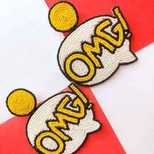 ต่างหูลูกปัดหลากดีไซน์สไตล์ยุโรปและอเมริกาชุดโบฮีเมียนสไตล์ตะวันตกคลาสสิกสำหรับงานแต่งงานชุบทอง - Product Image 4