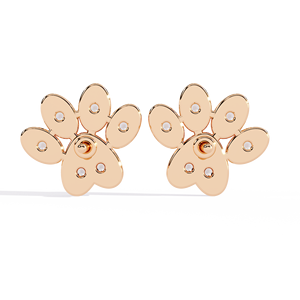 Venta al por mayor pata de conejo pendientes de diamantes para mujer para regalo de aniversario de boda IGI certificado laboratorio cultivado opciones de moissanita natural - Product Image 5