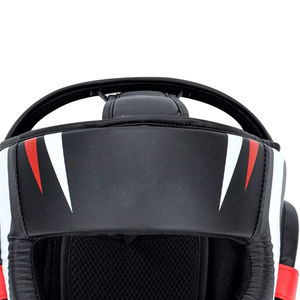 Custom Logo Patchwork PU Leather Boxing <b>Head</b> Guard Comfortable-Material Training Protects Boxing <b>Head</b> Guards-Helmets - Product Image 4