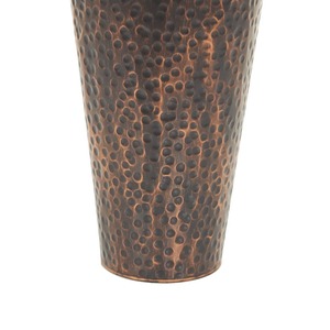 Jarrón Simple negro con detalles dorados, perfecto para dormitorio, escritorio de estudio, sala de estar, salón y regalo creativo o uso decorativo - Product Image 5