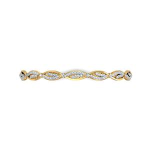 AJRETAIL 1.75ct Leaf Whisper Brazalete de diamantes naturales en oro amarillo-Color HI, 2017 - Product Image 5