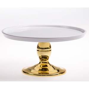 Présentoir à gâteaux métallique élégant pour les comptoirs de boulangerie de présentation de dessert réceptions de mariage et thèmes de fête haut de gamme - Product Image 3