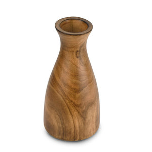 Jarrón de mesa de madera hecho a mano de Escorpio, soporte de flores rústicas, decoración moderna para el hogar, centro de mesa - Product Image 5