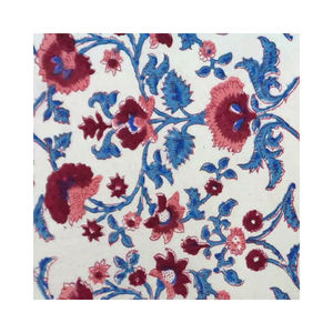 Rukhsana เสื้อเชิ้ตผ้าคอตตอนเนื้อนุ่มสำหรับวิ่ง150gsm ผ้าคอตตอนทอพิมพ์ลายสีแดงเข้มผ้าสำหรับวิ่งมาใหม่2024 - Product Image 1