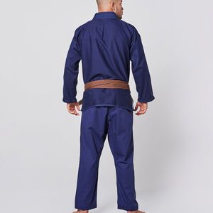 Uniforme brasileño de Jiu Jitsu Gi BJJ de alta calidad para Kimono de tela de algodón preencogido de secado rápido transpirable ligero Unisex - Product Image 5