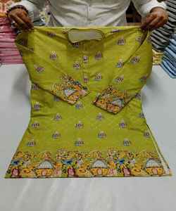 Tissu arabe indien Punjabi Kurtassalwarkurta Design pour homme Mariage vert Dernier style AchkanBandhgalaSherwani - Product Image 5