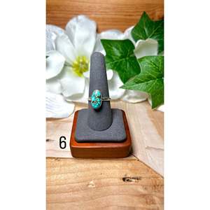 Sheryl Martinez Highgrade Kingman <b>Turquoise</b> & Sterling Silver <b>Ring</b> for Everyday Wear - Product Image 6