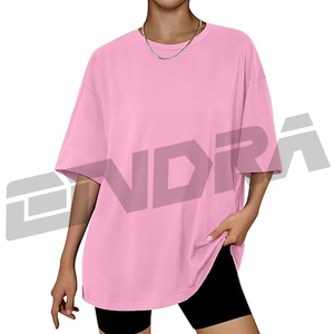 Camisetas de gran tamaño y ajuste relajado perfectas para el uso diario algodón suave sensación cómoda estilo minimalista camiseta de moda moderna esencial - Product Image 2