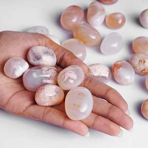 Flor Natural Cornalina Tumble Cristales Piedras Curativas Pulidas Reiki Chakra Equilibrio de Energía Piedras Preciosas Semipreciosas - Product Image 6