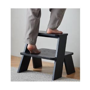 Compact <b>Wooden</b> Step <b>Stool</b> with Stable Construction Perfect for Kids Rooms Pantry Shelves Kitchen Counters and Home Use - Product Image 2