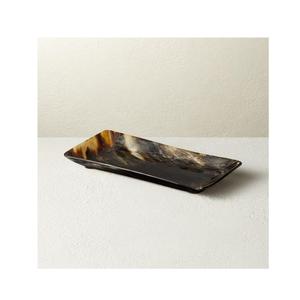 Plateau de service traditionnel en corne de buffle pour la maison et le restaurant Fournitures Taille personnalisée et forme rectangulaire Plateau de service alimentaire en corne - Product Image 4