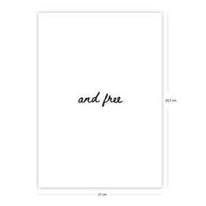 Impression DIN A4 gratuite, style minimaliste, motif vertical - Product Image 3