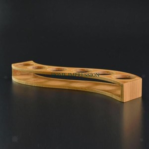 Kitchenware Glass Holder and <b>Stand</b> Wedding and Event Tableware Wooden <b>Tea</b> and Cup Holder and Rack at Good Price from India - Product Image 3