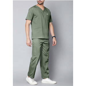 Uniforme de Enfermería de media manga de alta calidad, diseño de malla de talla grande para colores cómodos, algodón informal transpirable para la temporada de primavera - Product Image 3