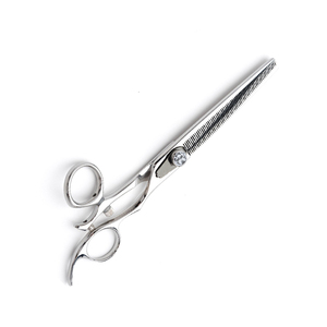 Tijeras de adelgazamiento elegantes para el cabello, 28 dientes, pulido de espejo, tijeras de adelgazamiento del cabello de acero inoxidable Alemán para la belleza - Product Image 2