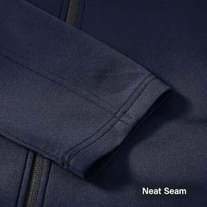 Breathable Slim Fit Wholesale Men Tracksuit Hooded <b>Jacket</b> & Zipper Pants Quick Dry Knitted fabric with Custom Logo - Product Image 6