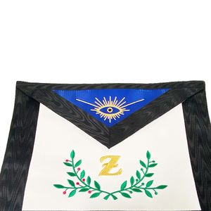 Tablier maçonnique avec motif de broderie personnalisé Tablier ASSR de rite écossais au 4e degré Vente en gros - Product Image 4