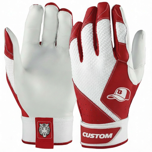 Gants de frappe de baseball personnalisés avec logo, prix de gros, faible MOQ, respirants, paume optimisée, gants de frappe de softball - Product Image 1