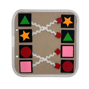 Livres d'activités en feutre éducatifs pour bébés, unisexes, Montessori, pour tout-petits, enfants, jouets en gros avec couleur et taille personnalisées - Product Image 4