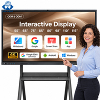 Tableau blanc interactif ZDHQ, tableau blanc numérique, tableau intelligent, écran interactif pour l'enseignement en classe et l'éducation
