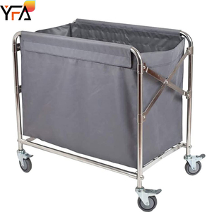 Chariot <span class=keywords><strong>de</strong></span> tri à linge pliant <span class=keywords><strong>de</strong></span> type X panier à linge chariot <span class=keywords><strong>de</strong></span> <span class=keywords><strong>ménage</strong></span> chariot à linge chariot pour l'industrie/hôtel/maison - Product Image 2